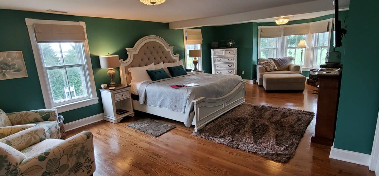 medium hardwood floors white furniture