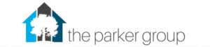 Parker group logo with house in blue and grey